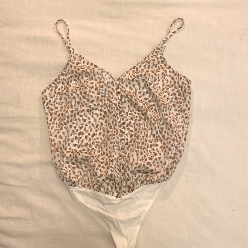 Abercrombie & Fitch Satin Cami Bodysuit